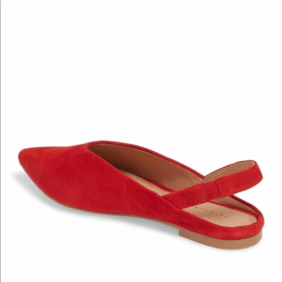 NIB Halogen Hasadie-Lea Red Suede Flats 🥿 - Picture 2 of 4